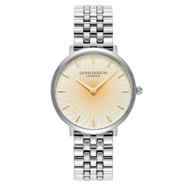 Olivia Burton Stainless Steel Light Gold Dial Women's Watch - 24000141