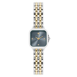 Olivia Burton Two-Tone Steel Chalk Blue Dial Women's Watch - 24000258