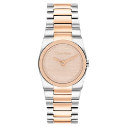 Calvin Klein Two-Tone Steel Carnation Gold Dial Women's Watch - 25100124