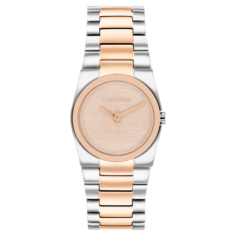 Calvin Klein Two-Tone Steel Carnation Gold Dial Women's Watch - 25100124