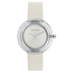 Calvin Klein Chalk Leather Women's Watch - 25200019