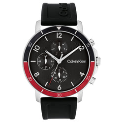 Calvin Klein Black Silicone Band Men's Multi-function Watch - 25200072