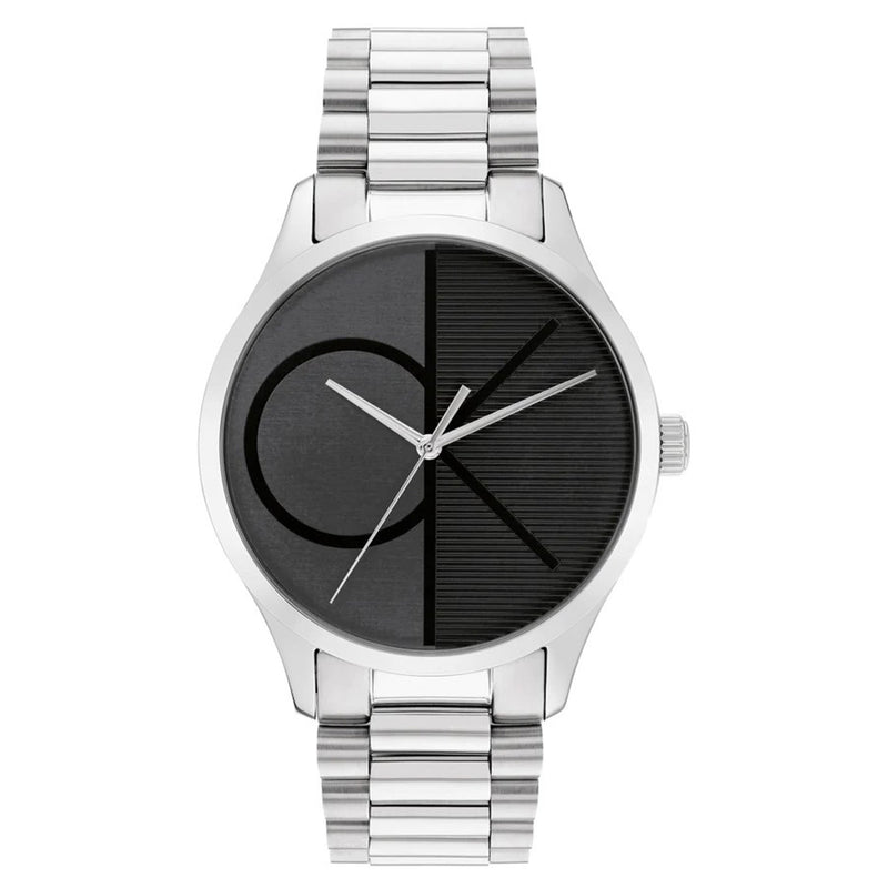 Calvin Klein Stainless Steel Black Dial Unisex Watch - 25200163