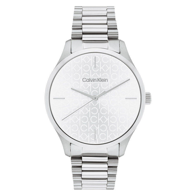 Calvin Klein Stainless Steel Silver Dial Unisex Watch - 25200168