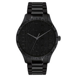 Calvin Klein Black Steel Unisex Watch - 25200344