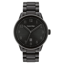 Calvin Klein Steel Black Dial Calendar Men's Watch - 25200516