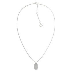 Tommy Hilfiger Jewellery Stainless Steel & Crystals Women's Pendant Necklace - 2780860