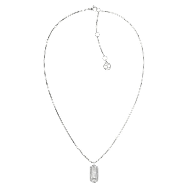 Tommy Hilfiger Jewellery Stainless Steel & Crystals Women's Pendant Necklace - 2780860