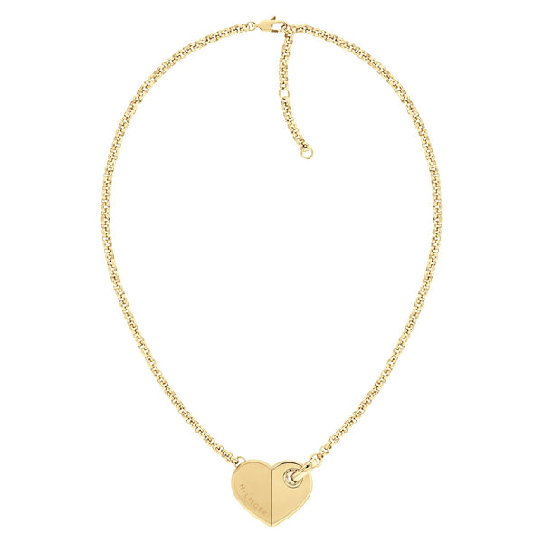 Tommy Hilfiger Jewellery Gold Steel Women's Pendant Necklace - 2780927