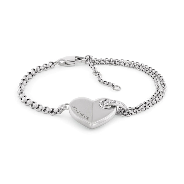 Tommy Hilfiger Jewellery Stainless Steel & Crystals Women's Pendant Bracelet - 2780928