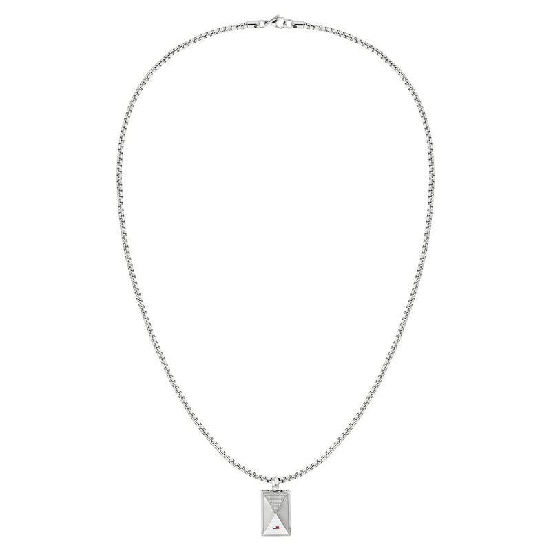 Tommy Hilfiger Jewellery Stainless Steel Men's Pendant With Chain - 2790564