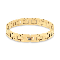 Tommy Hilfiger Jewellery Gold Steel Men's Link Bracelet - 2790567