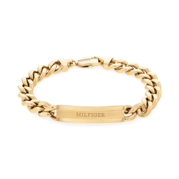 Tommy Hilfiger Jewellery Gold Steel Men's Chain Bracelet - 2790580