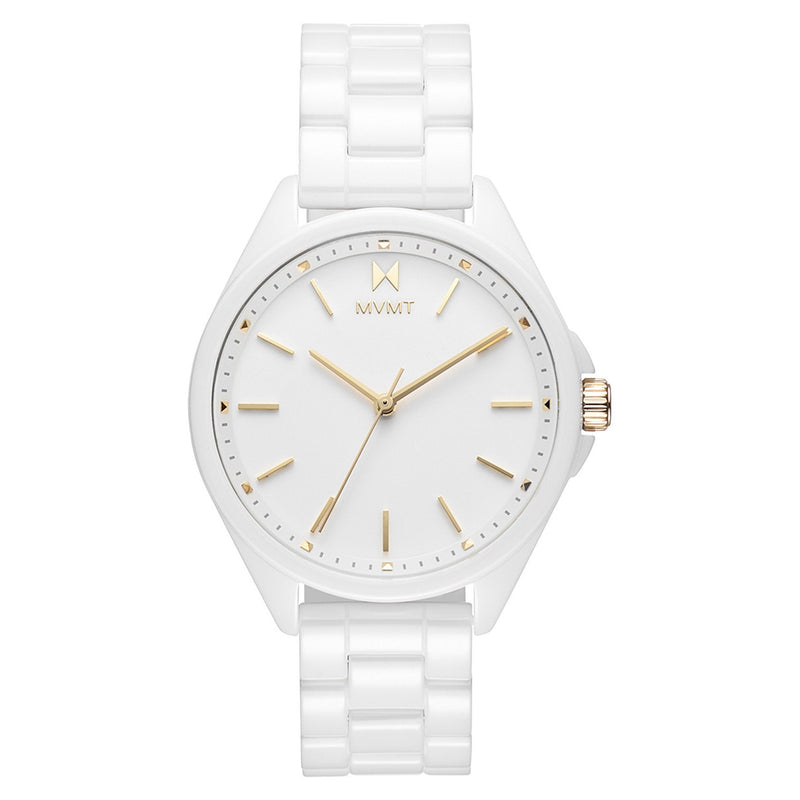 MVMT Coronada White Ceramic Women's Slim Watch - 28000119D