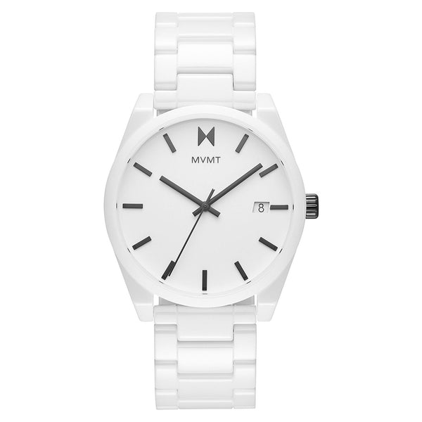 MVMT Element White Ceramic Men's Watch - 28000121D