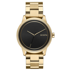 MVMT Profile Gold Steel Black Dial Unisex Watch - 28000182D