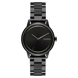 MVMT Profile Black Steel Unisex Watch - 28000187D