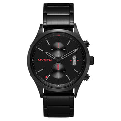 MVMT Havoc Black Steel Men's Chrono Watch - 28000198D