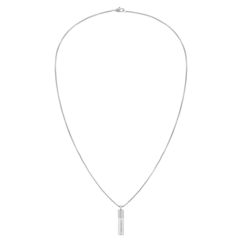 Calvin Klein Jewellery Stainless Steel Men's Pendant with Chain Necklace - 35100024