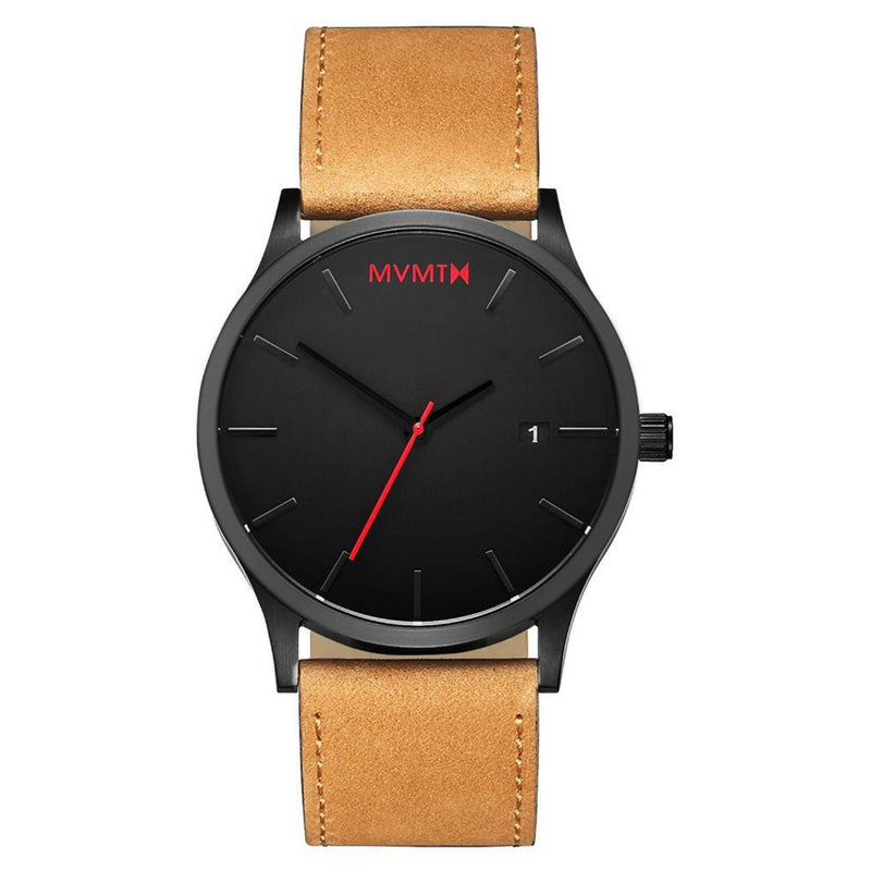 MVMT Classic Tan Leather Men's Watch - DL2135L351