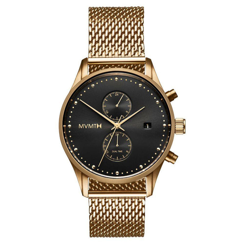 MVMT Voyager Gold Mesh Men's Multi-function Watch - DMV01G2