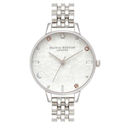 Olivia Burton Celestial Silver Steel Women's Watch - OB16GD30