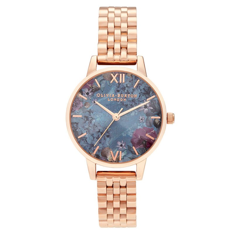 Olivia Burton Under The Sea Rose Gold Steel Women's Watch - OB16US25