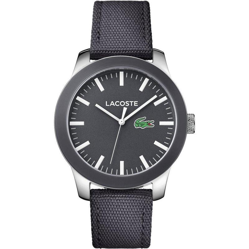 Lacoste The .12.12 Men's Grey Woven Nylon Watch - 2010919