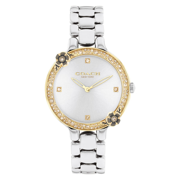 Coach Stainless Steel Silver White Dial Women's Watch - 14504127