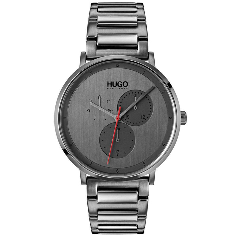 Hugo Guide Grey Steel Men's Watch - 1530012