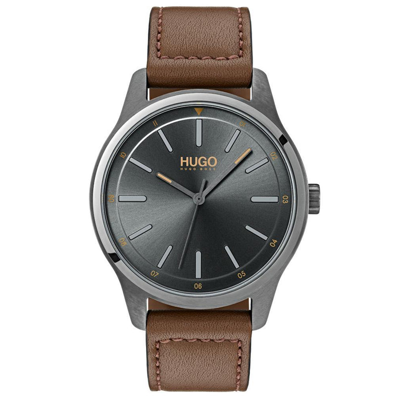 Hugo Brown Leather Men's Watch - 1530017