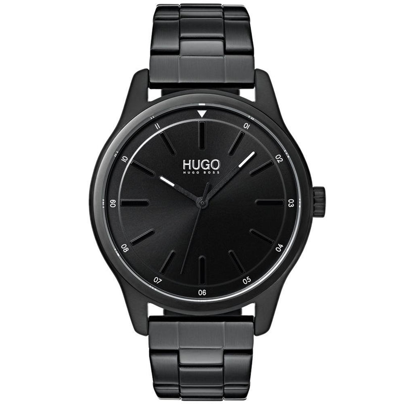 Hugo Dare Black Stainless Steel Men's Watch 1530040