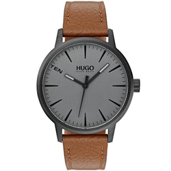 Hugo Stand Brown Leather Men's Watch - 1530075