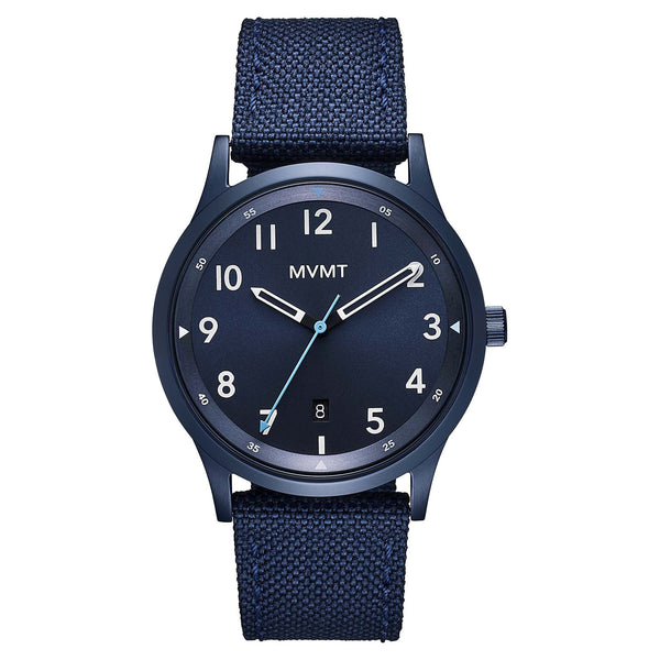 MVMT Blue Fabric Men's Watch - 28000222D
